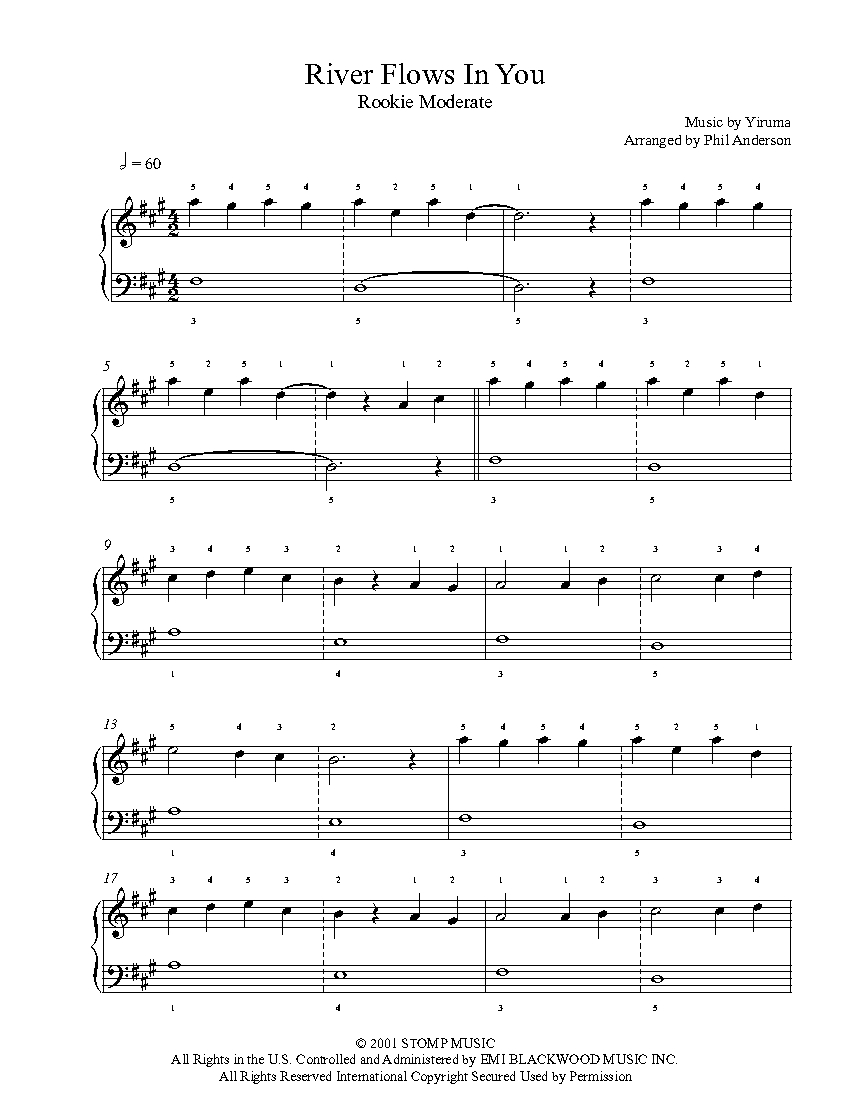 River Flows In You Piano Sheet Music With Chords - RIVER FLOWS IN YOU Yiruma Mandolin TAB - Sheet music ... : River flows in you piano notes song description.