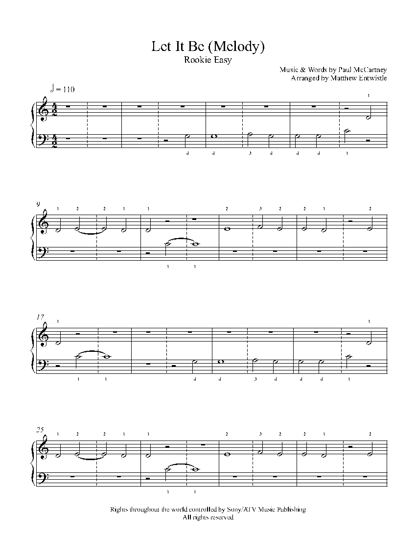 Sheet music