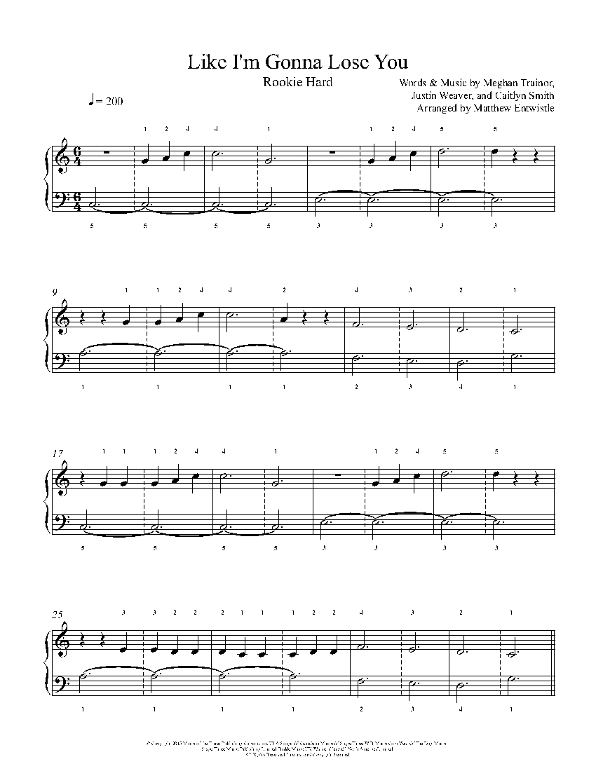 Like Im Gonna Lose You By Meghan Trainor Ft John Legend