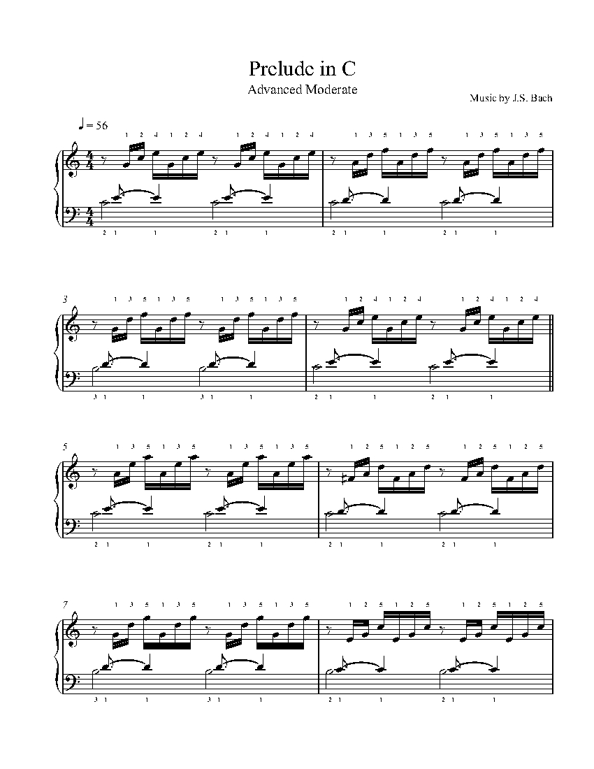 Generacion picar paz Prelude In C by J.S. Bach Sheet Music & Lesson | Advanced Level