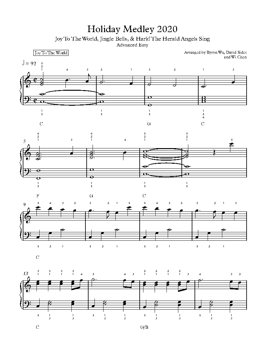 Holiday Medley 2020 sheet music