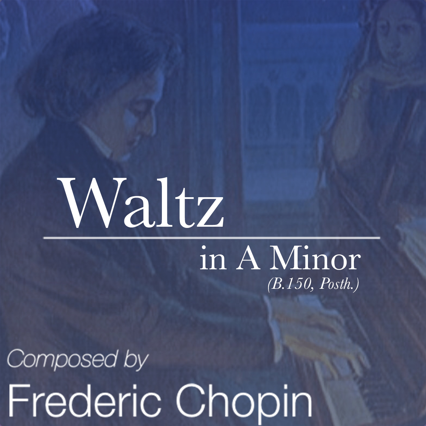 Waltz in A Minor by Frederic Chopin Piano Sheet Music Intermediate Level