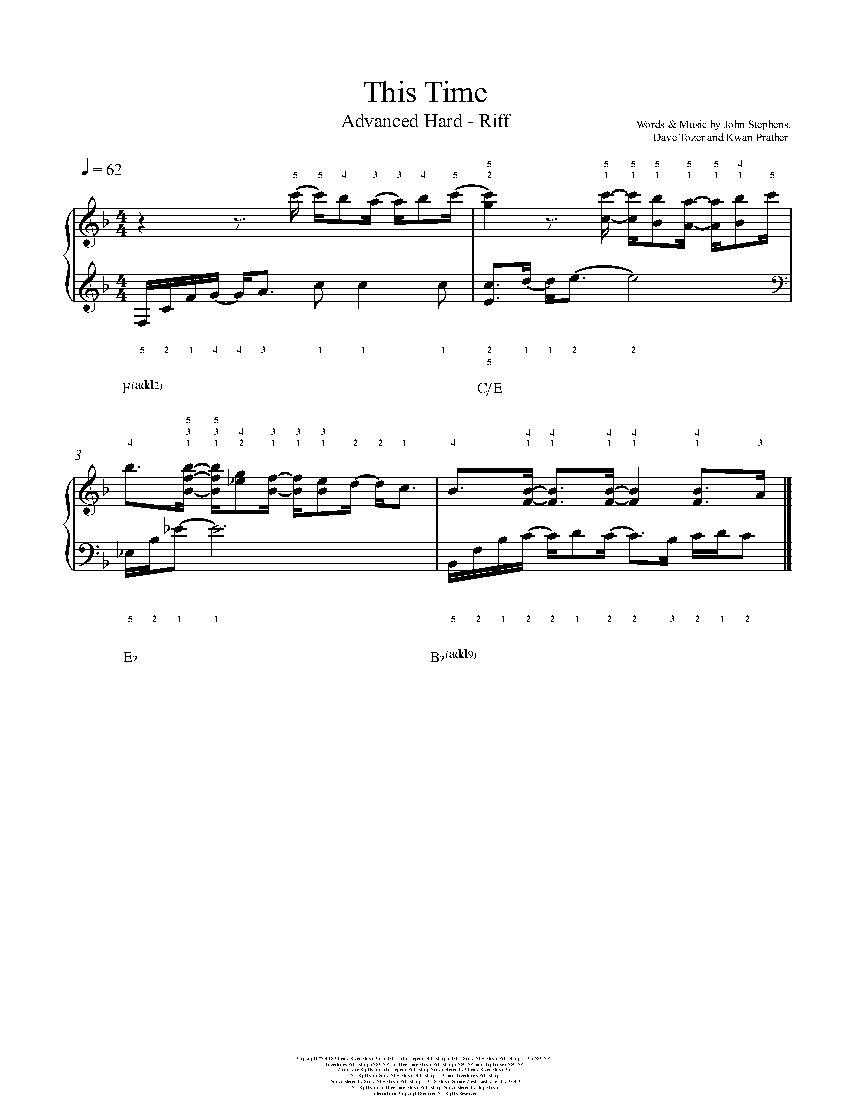 This Time sheet music