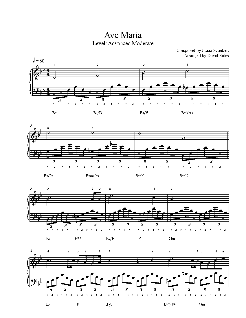 Ave Maria sheet music