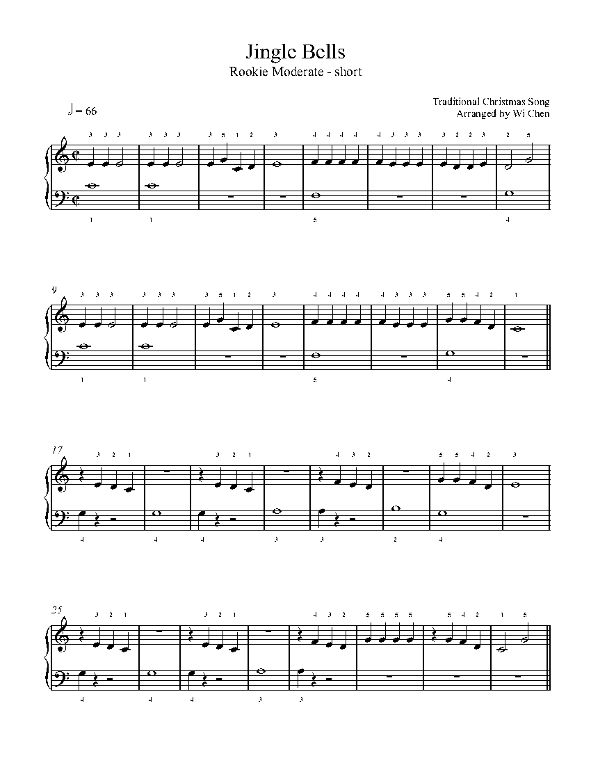 Jingle Bells sheet music