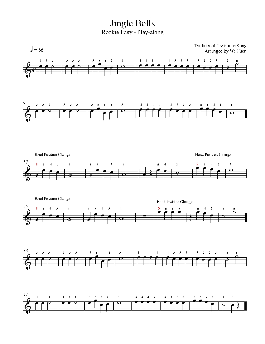 Jingle Bells sheet music