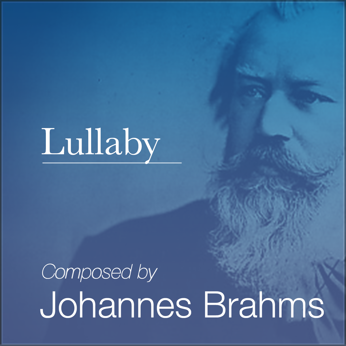 Lullaby by Johannes Brahms Piano Sheet Music Rookie Level