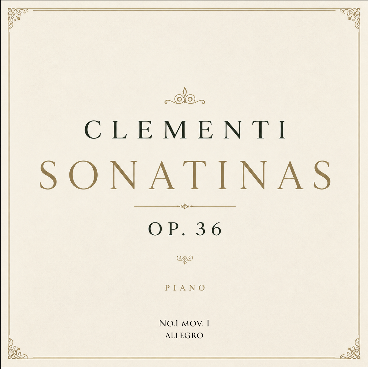 Clementi Sonatina Op.36 No.1 Mov.I